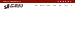 Desktop Screenshot of bottomlineconstructiondevelopment.com