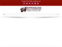 Tablet Screenshot of bottomlineconstructiondevelopment.com